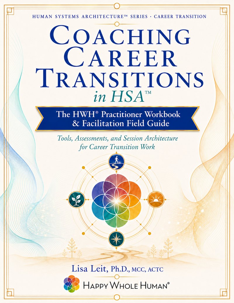 Coaching Career Transitions in HSA&trade; — The HWH&reg; Practitioner Workbook & Facilitation Field Guide cover